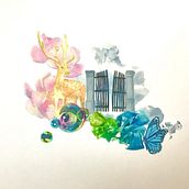Il mio progetto del corso: Murales con collage cartaceo: crea Wall Art ispirata alla natura Ein Projekt aus dem Bereich Handwerk, Collage, Kartonmodellbau, Dekoration von Innenräumen und Botanische Illustration von erin83 - 15.11.2021