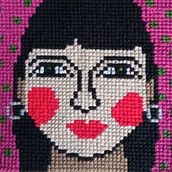 Mi Proyecto del curso: Creación de retratos en punto de cruz . % Natalia Fermoselle Martinez tarafından hazırlanan Nakış, Dekoras, on, Ve Tığ işi projesi - 11.15.2021