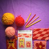 Padrões Fun Adeleire . Un proyecto de Diseño de complementos, Pattern Design, Tejido, DIY y Crochet de Kylie Oliveira - 02.11.2021