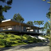 FOREST HOUSE. 3D, Architecture & Interior Architecture project by JOSÉ MARIA - 10.21.2021