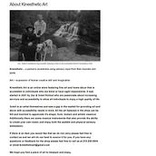KinestheticArt.com - Fine Art and Décor eCommerce Art Store for Individuals with Sight Impairments and Blindness. Br, ing, Identit, Web Design, Web Development, Logo Design, Digital Marketing, E-commerce, and SEO project by Soleil Rintoul - 11.12.2021