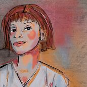 My project in Expressive Portrait Drawing with Soft Pastels course. Traditional illustration, Fine Arts, Drawing, Portrait Drawing, and Artistic Drawing project by Jen Hoff - 11.16.2021