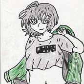 My project in Drawing Manga Characters from Scratch course. Traditional illustration, Character Design, Comic, Pencil Drawing, Drawing, and Manga project by Timmy Gaffey - 11.16.2021