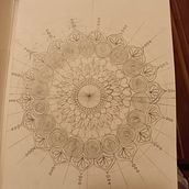 Mi Proyecto del curso: El arte de dibujar mandalas: crea patrones geométricos. Drawing & Ink Illustration project by iralda_mp - 11.16.2021