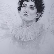 My project in Realistic Portrait with Graphite Pencil course. Traditional illustration, Fine Arts, Sketching, Pencil Drawing, Drawing, Portrait Drawing, Realistic Drawing, Artistic Drawing, and Figure Drawing project by Asya Gelman Sapozhnikova - 11.15.2021