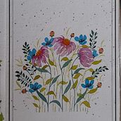 Mon projet du cours : Création d’une composition florale à l’aquarelle. Un proyecto de Ilustración tradicional, Bellas Artes, Pintura, Pintura a la acuarela, Ilustración naturalista				 e Ilustración botánica de Nathalie Monsacre - 16.11.2021