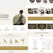 Página Web Estática: Yoga. Een project van Webdesign y  Webdevelopment van Álvaro Muñoz Gabaldón - 17.11.2021