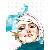 Retrato Ilustrado em Aquarela. Traditional illustration, and Fine Arts project by Clarissa Montiel - 11.16.2021