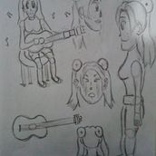 Meu projeto do curso: Desenho de personagens mangá do zero. Projekt z dziedziny Trad, c, jna ilustracja, Projektowanie postaci, Komiks, R, sunek ołówkiem,  R, sunek i Manga użytkownika Camila Romão - 16.11.2021
