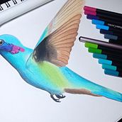 uno de mis primeros proyectos . Un progetto di Belle arti, Illustrazione tradizionale, Pittura, Creatività, Disegno e Disegno realistico di predatorultraalpha - 14.11.2021