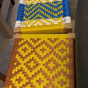 Mi Proyecto del curso: Introducción al tejido en cordón de PVC. Un proyecto de Artesanía, Diseño, creación de muebles					, Diseño de interiores, Decoración de interiores, Tejido, Upc y cling de vilaresp91 - 17.11.2021