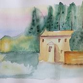 Mon projet du cours : Paysages naturels à l’aquarelle . % Mireille Yernaux tarafından hazırlanan Güzel sanatlar, Tablo, Sulubo, Ve a Resim projesi - 11.19.2021