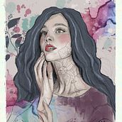 Mój projekt z kursu: Portret ilustrowany z Procreate. Traditional illustration, Vector Illustration, Digital Illustration, and Portrait Drawing project by monia_punk77 - 11.12.2021