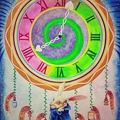 A Garden of Time. Traditional illustration, Painting, Creativit, Acr, lic Painting, and Concept Art project by Namira Siddique - 10.19.2021