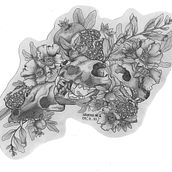 Mi Proyecto del curso: Cómo diseñar un tatuaje. Traditional illustration, and Tattoo Design project by Francisca Salinas - 11.18.2021