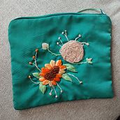 Mi Proyecto del curso: Técnicas avanzadas de bordado: puntadas y composiciones con volumen. Embroider, and Textile Design project by Melissa Itzel Hernández Aguilar - 11.18.2021