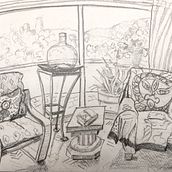 Mi Proyecto del curso: Perspectiva artística: espacios desde tu punto de vista. Traditional illustration, Architecture, Drawing, and Architectural Illustration project by mhd21 - 11.18.2021