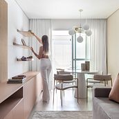 APARTAMENTO ACONCHEGO Ein Projekt aus dem Bereich Architektur, Innenarchitektur, Innendesign, Innenarchitektur und Dekoration von Innenräumen von Ohma - 18.11.2021