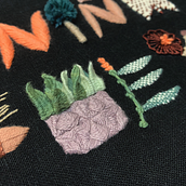 My project in Introduction to Raised Embroidery course. Un progetto di Ricamo di bruce_mkb - 19.11.2021