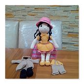 Mi Proyecto del curso: Amigurumi: diseño de ropa, pelo y complementos. Projekt z dziedziny Craft, Projektowanie zabawek,  Tkactwo, Sz, dełkowanie i Amigurumi użytkownika Sandra Pérez Cervantes - 19.11.2021
