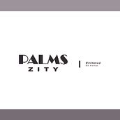 Presentación del logotipo de Palms Zity. Art Direction, Graphic Design, and Logo Design project by Max Sans Villalba - 11.19.2021