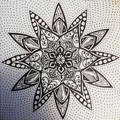 Il mio primo progetto del corso: L'arte del mandala: disegna motivi geometrici. Un proyecto de Dibujo e Ilustración con tinta de wegher_maddalena - 19.11.2021