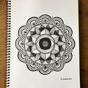 o olho que tudo vê | mandala angrooves. Drawing & Ink Illustration project by luana - 11.19.2021
