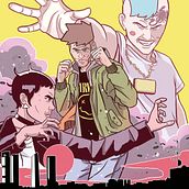 La Tercera ley de Newton. Un progetto di Fumetto, Illustrazione tradizionale e Design editoriale di VÍCTOR SOLANA - 01.11.2021