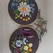 Mi Proyecto del curso: Introducción al bordado en relieve. Embroider, and Textile Design project by Seidy Quesada Fallas - 11.19.2021