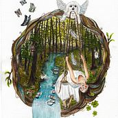 Mi Proyecto del curso: Técnicas de acuarela para ilustraciones de ensueño. Traditional illustration, Drawing, Watercolor Painting, and Editorial Illustration project by Sara Martínez - 11.19.2021