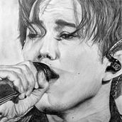 My project in Realistic Portrait with Graphite Pencil course. Un proyecto de Dibujo de Aleksandra G. - 19.11.2021