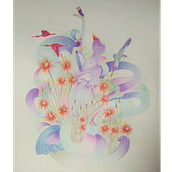 Ilustración surrealista inspirada en la naturaleza. Traditional illustration, Pencil Drawing, Drawing, Artistic Drawing, and Naturalistic Illustration project by Maria Alejandra Nuñez Salazar - 11.19.2021