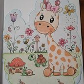 Cuadro infantil Animalitos . Traditional illustration project by María Clares - 11.20.2021