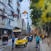 Mi Proyecto del curso: Paisajes urbanos en acuarela. Fine Arts, Watercolor Painting, and Architectural Illustration project by bejerano_tome - 11.20.2021