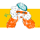 Angry girl. Traditional illustration project by anastasiikostyna - 11.20.2021