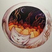 Mi Proyecto del curso: Acuarela en negativo para ilustración infantil. Un progetto di Illustrazione tradizionale, Pittura, Disegno a matita, Pittura ad acquerello, Illustrazione infantile e Narrativa di mariana.michalcikova - 21.11.2021