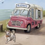 Thievery at the Beach. Ilustração tradicional, Stor, e telling projeto de Liz H - 21.11.2021