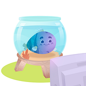 Meu primeiro peixinho. Un proyecto de Ilustración tradicional, Diseño de personajes y Diseño editorial de Tiago Cezar - 26.07.2020