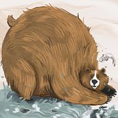 Chonky animals (personal project). Traditional illustration, Naturalistic Illustration, and Digital Drawing project by Annada Menon - 11.21.2021