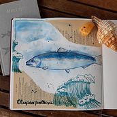 Mein Kursprojekt: Tierillustrationen: Bringe das Tierreich in dein Skizzenbuch. Ilustração tradicional, Colagem, Sketchbook e Ilustração naturalista projeto de maggy_kurth - 21.11.2021