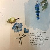 My project in Watercolor Travel Journal course. Traditional illustration, Watercolor Painting, Architectural Illustration, and Sketchbook project by Sheikha Al Kalbani - 11.21.2021