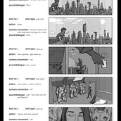 Storyboard Exercise from a film course I did a few years ago. Traditional illustration, Film, Video, and TV project by Kal Ramzi - 04.04.2019