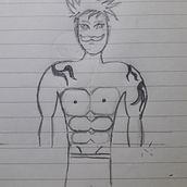 Mi Proyecto del curso: escanor. Traditional illustration, Character Design, Comic, Drawing, and Manga project by smaruzzi_p - 11.20.2021
