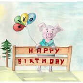 My project in Animal Characters in Watercolor for Children’s Books course. Un progetto di Illustrazione tradizionale, Belle arti, Pittura, Disegno, Pittura ad acquerello, Illustrazione infantile e Narrativa di sonja_horn_nbg - 21.11.2021
