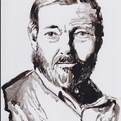 Serie de ilustraciones sobre Cortázar.. Un projet de Illustration traditionnelle de Vanessa Castaño Sanz - 06.10.2016