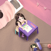 Mi Proyecto del curso: Ilustración digital para cuentos infantiles. Traditional illustration, Drawing, Digital Illustration, Children's Illustration, Digital Drawing, Digital Painting, and Narrative project by Alejandra - 05.10.2021