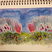 My project in Creation of Color Palettes with Watercolor course. Een project van Traditionele illustratie,  Beeldende kunst, Schilderij, Aquarelschilderen y Kleurentheorie van Joanna Lane - 18.11.2021