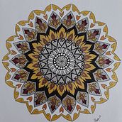 My project in The Art of Mandala Drawing: Create Geometric Patterns course. Drawing & Ink Illustration project by Phen Fleurs - 11.22.2021