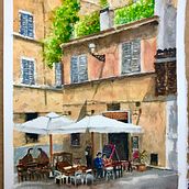 Progetto dal Corso Tecniche moderne per paesaggi urbani ad acquerello di Roberto Zangarelli. Un progetto di Pittura e Illustrazione tradizionale di Alessandro Malvezzi - 22.11.2021