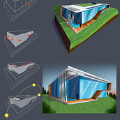 Meu projeto do curso: Sketching para arquitetura com Procreate. Architecture, Sketching, Digital Illustration, Digital Architecture, and Architectural Illustration project by Paula Eduarda C. Moraes - 11.26.2021
